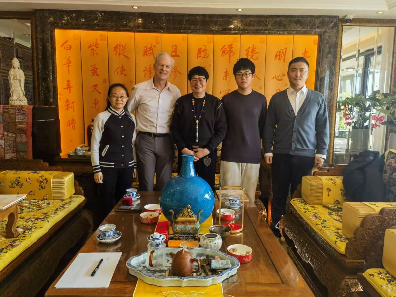 佛濤先生与斯蒂文·洛克菲勒的文化互鉴实践录